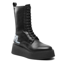KARL LAGERFELD Čižmy KARL LAGERFELD KL42475 Black Lthr