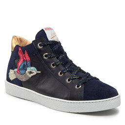 Pom d'Api Sneakersy Pom d'Api Top Colibri N1UAAT0401 S Marine/Multi