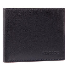 Semi Line Голям мъжки портфейл Semi Line P8222-0 Черен