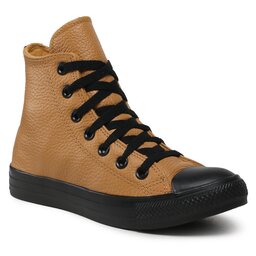 Converse Plátěnky Converse Chuck Taylor All Star Lined Leather 172014C Hnědá