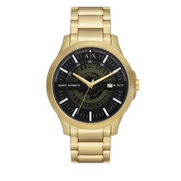 Armani Exchange Zegarek Armani Exchange Hampton AX2443 Złoty