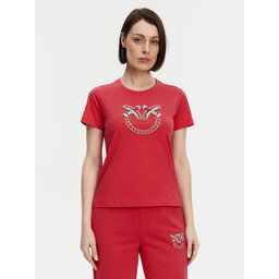 PINKO PINKO Marškinėliai Quentin 100535 A2G7 Raudona Regular Fit