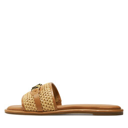 

Шльопанці MICHAEL Michael Kors 40S4EBFS1D Pale Peanut, Коричневий
