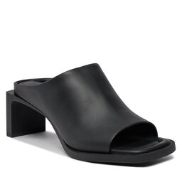 Tommy Jeans Papucs Tommy Jeans Tjw Leather Mid Heel EN0EN02382 Black BDS