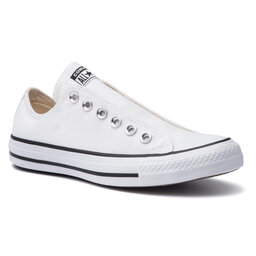 Converse Sneakers aus Stoff Converse Ctas Slip 164301C White/Black/White