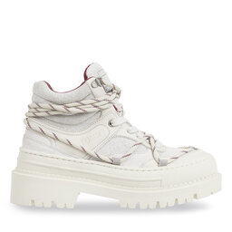Tommy Jeans Trapery Tommy Jeans Tjw Hybrid Boot EN0EN02338 Biały