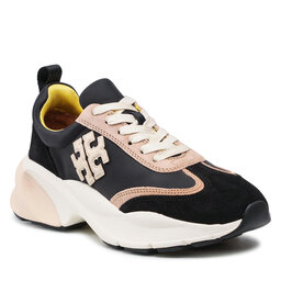 Tory Burch Sneakersy Tory Burch Good Luck Trainer 83833 Black/Cream/Black 001
