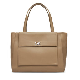 Calvin Klein Borsetta Calvin Klein Ck Medium Shopper K60K612811 Beige