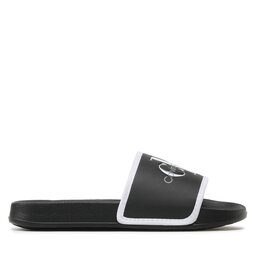 

Шльопанці Calvin Klein Jeans Logo Pool Slide V3B0-80630-1172 S Black/White X001, Чорний