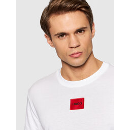 HUGO Hugo T-Shirt Diragolino 212 50447978 Λευκό Regular Fit
