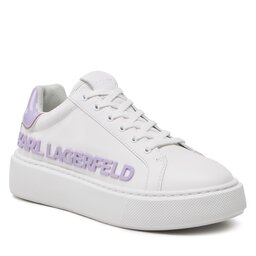 KARL LAGERFELD Laisvalaikio batai KARL LAGERFELD KL62210 White Lthr w/Lilac