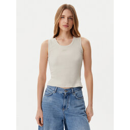 Tommy Jeans Tommy Jeans Τοπ DW0DW21369 Μπεζ Slim Fit
