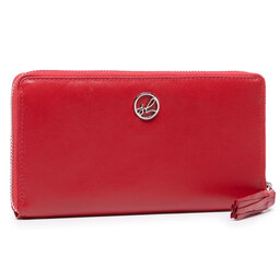 Semi Line Portafoglio grande da donna Semi Line P8224-2 Rosso