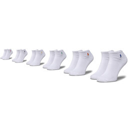 Polo Ralph Lauren 6 pares de calcetines altos unisex Polo Ralph Lauren 449799739002 r.OS White
