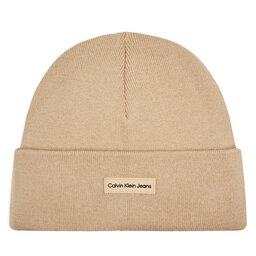 Calvin Klein Jeans Čepice Calvin Klein Jeans Inst Patch Beanie K50K512142 Béžová