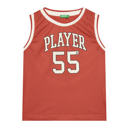 United Colors Of Benetton United Colors Of Benetton Tank-Top 3FJGCH01V Rot Regular Fit