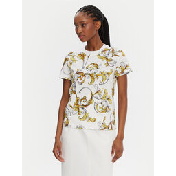 Versace Jeans Couture Versace Jeans Couture Camiseta 78HAH613 Blanco Regular Fit