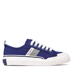 Pepe Jeans Tenisówki Pepe Jeans Ottis Combi Boy PBS30526 Granatowy