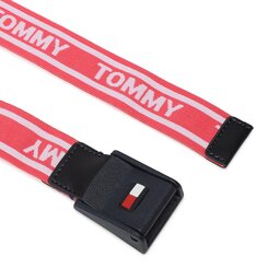 

Дитячий пояс Tommy Jeans Webbing Belt AU0AU01627 TJN, Рожевий