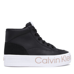 

Снікерcи Calvin Klein Jeans Vulc Flatf Mid Wrap Around Logo YW0YW00865 Black BDS, Чорний