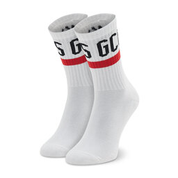GCDS Skarpety wysokie unisex GCDS CC94M010024 White 01