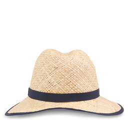 

Капелюх Tommy Hilfiger Beach Summer Straw Fedora Hat AW0AW16044 Calico AEF, Écru