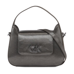 Calvin Klein Handtasche Calvin Klein Re-Lock Mini Xbody-Gunmetal K60K611287 Gunmetal PCS