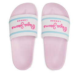 

Шльопанці Pepe Jeans Slider Logo Girl PGS70045 White 800, Білий