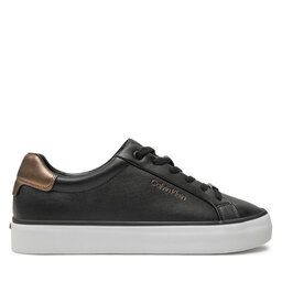 Calvin Klein Αθλητικά Calvin Klein Vulc Lace Up Saff Fox W/Met Bt HW0HW02104 Μαύρο