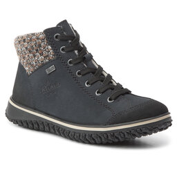 Rieker Botki Rieker Z4243-14 Blau Kombi