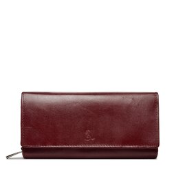 Semi Line Cartera grande para mujer Semi Line P8264-2 Guinda/burdeos
