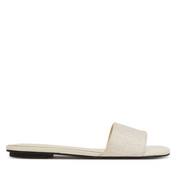Calvin Klein Šlepetės Calvin Klein Flat Slide Jacq HW0HW02388 Écru