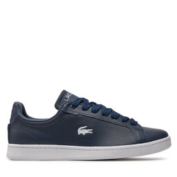 Lacoste Sneakersy Lacoste Carnaby Pro Leather 747SMA0043 Granatowy