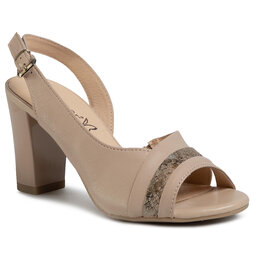 Caprice Sandały Caprice 9-28314-24 Beige Comb 408