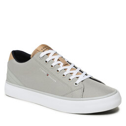 Tommy Hilfiger Tenisky Tommy Hilfiger Th Hi Vulc Core Low Mesh FM0FM04685 Antique Silver PRT