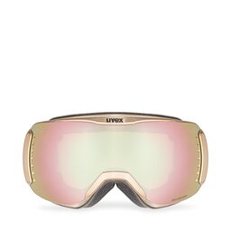 

Окуляри для зимових видів спорту Uvex DH 2100 WE Glamour 5503966030 Satin Gold Chrome, Рожевий