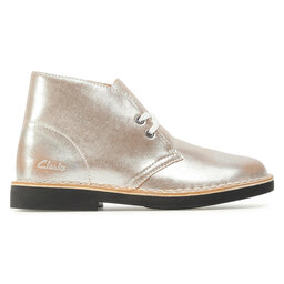 

Ботильйони Clarks Desert Boot 2 261556684 Silver Leather, Срібний