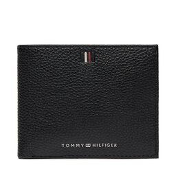Tommy Hilfiger Velká pánská peněženka Tommy Hilfiger Th Central Cc And Coin AM0AM11855 Černá