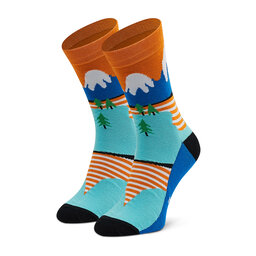 Dots Socks Șosete Înalte Unisex Dots Socks SX-433-X Albastru