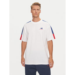 New Balance New Balance Majica Classics MT43526NNY Modra Relaxed Fit