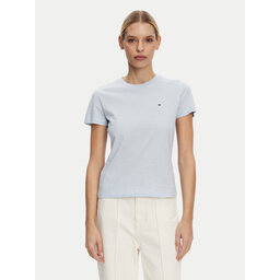 Tommy Hilfiger Tommy Hilfiger Póló Slub WW0WW44433 Kék Slim Fit