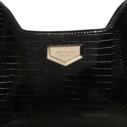 

Сумка Monnari BAG1760-020 Czarne Lakierowane Croco, Чорний