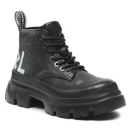 KARL LAGERFELD Botine KARL LAGERFELD KL43520 Black Lthr/Mono