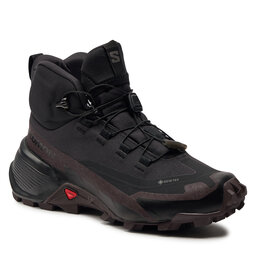 Salomon Παπούτσια πεζοπορίας Salomon Cross Hike Mid Gtx 2 W GORE-TEX L41731000 Black/Chocolate Plum/Black