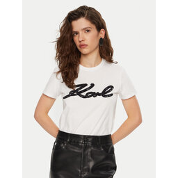 KARL LAGERFELD KARL LAGERFELD Camiseta A1W17117 Blanco Regular Fit