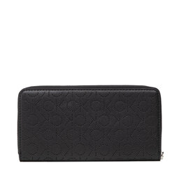 

Великий жіночий гаманець Calvin Klein Re-Lock Slim Z/A Wallet Lg Perf K60K609485 BAX, Чорний