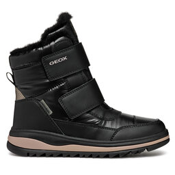 Geox Kozačky Geox J Adelhide Girl B Ab J46EWC 0LVBC C9999 S Černá