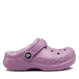 Crocs Klapki Crocs Baya Lined Clog K 207500-5Q5 Fioletowy
