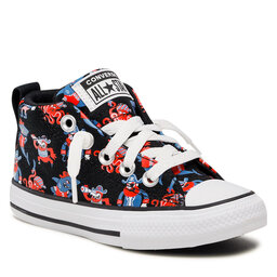 Converse Tornacipő Converse Ctas Street Mid 672732C Black/Dk Marina Blue