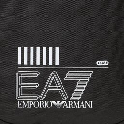 

Плоска сумка EA7 Emporio Armani 245086 CC940 02021 Black/White Logo, Чорний